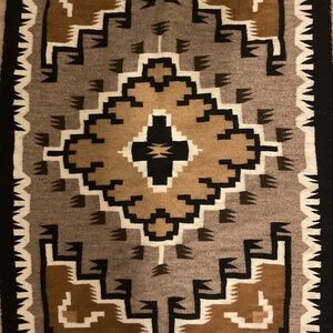 Authentic native Navajo woven rug